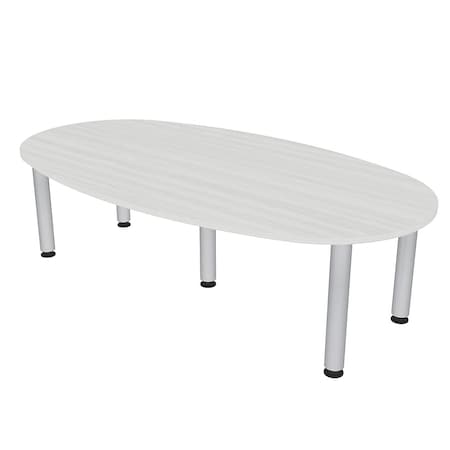 Skutchi Designs 45.25 in W, 84 in L, 29 in H, Engineered Wood Top, White HAR-BOVL-46X84-PT-WC
